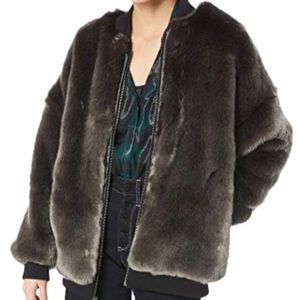 Luxe Faux Fur Bomber Jacket